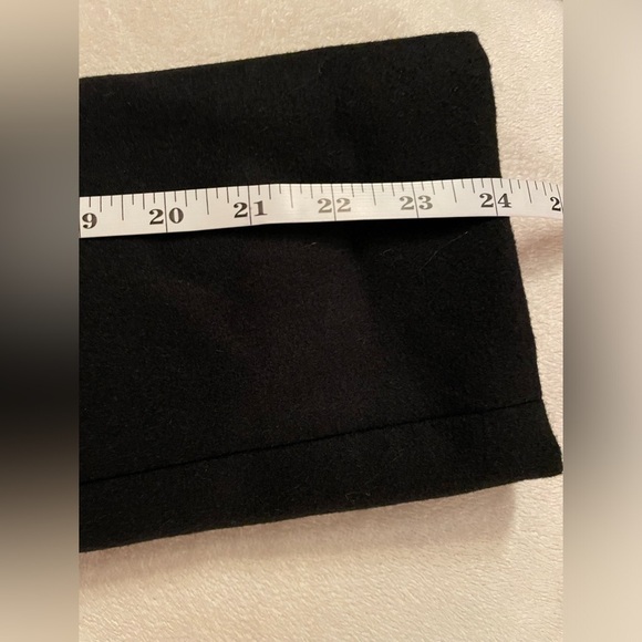 NWT Chico’s Smooth Plush Kelly Ann Black Felt Jacket XL 16-18 Hook Eye Closure - Picture 8 of 8